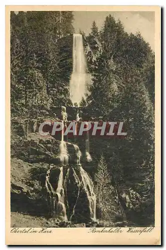 Ansichtskarte AK Okertal im Hars Romkerhaller Wasserfall