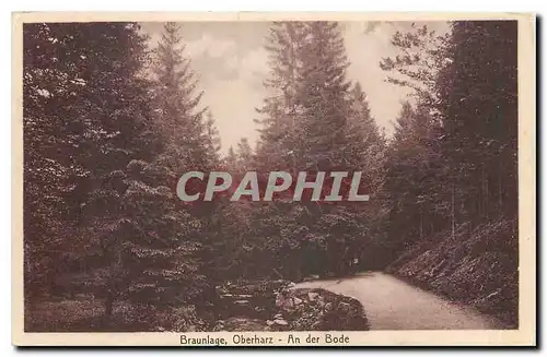 Cartes postales Braunlage Oberharz An der Bode