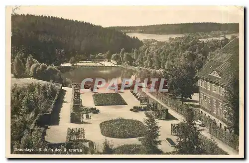 Cartes postales Braunlage Blick in den Kurgarten