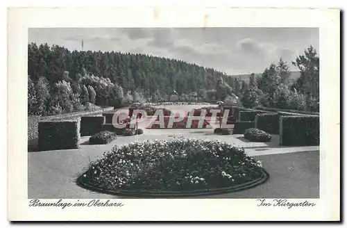 Ansichtskarte AK Braunlage im Oberharz Im Kurgarten