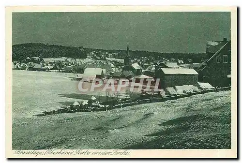 Cartes postales moderne Braunlage Oberharz Partie an der Kirche