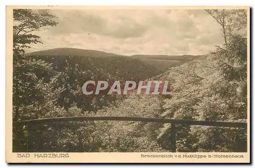 Cartes postales moderne Bad Harzburg Brockenblick Muxklippe Molkenhaus