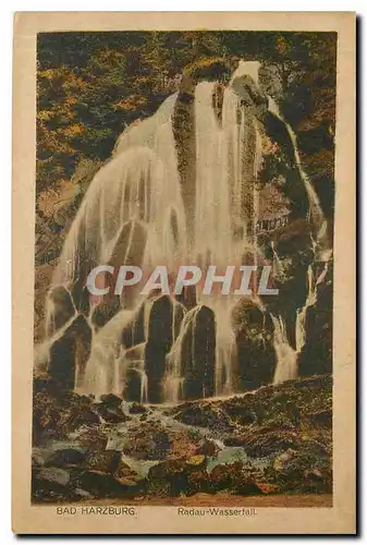 Cartes postales moderne Bad Harzburg Radau Wasserfall