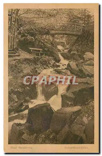 Cartes postales moderne Bad Harzburg Riefenbachfalle