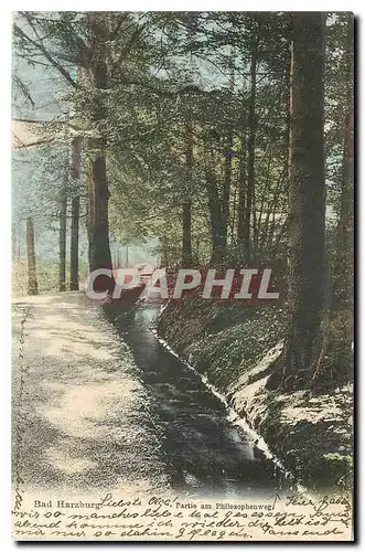 Moderne Karte Bad Harzburg Partie am Philosophenweg