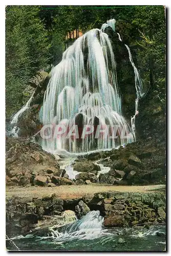 Moderne Karte Radau Wasserfall bei Harzburg