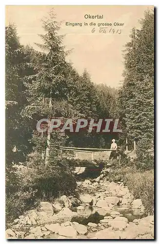 Cartes postales Okertal Eingang in die Grosse Oker