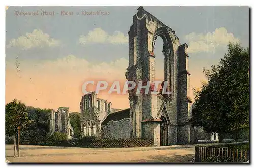 Ansichtskarte AK Walkenried Harz Ruine u Klosterkirche