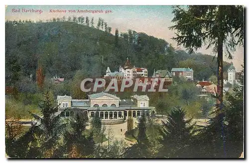 Cartes postales Bad Harzburg Kurhaus von Amsbergsruh ges
