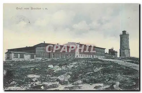 Cartes postales Gruss vom Brocken