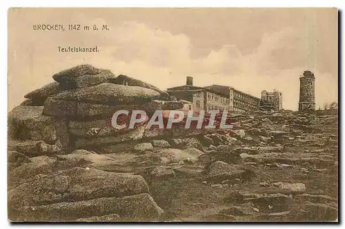 Cartes postales Brocken Teufelskanzel