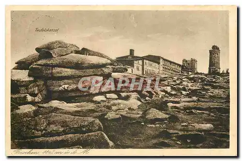 Cartes postales Teufelskanzel Brocken