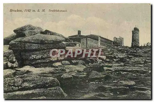 Cartes postales Brocken Teufelskanzel