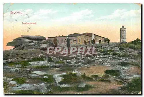 Cartes postales Brocken Teufelskanzel