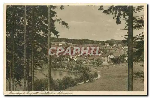 Cartes postales Braunlage i Harz mit Gondelteich u Achtermann