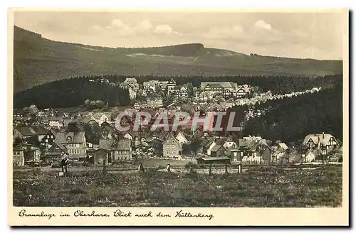 Cartes postales Braunlage im Oberharz Blick nach dem Huttenkerg