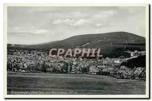 Cartes postales Braunlage Oberharz mit Wurmberg