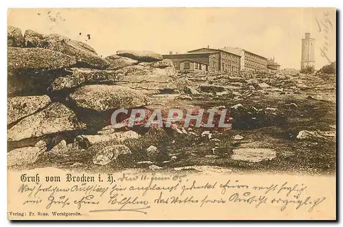 Cartes postales Gruk vom Brocken