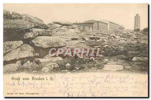 Cartes postales Gruk vom Brocken