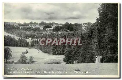 Cartes postales Clausthal Oberharz Sanatorium Schwarzenbach Gesamtansicht von der Pixhaierhohe