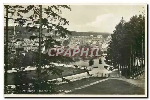 Cartes postales Braunlage Oberharz Kuranlagen