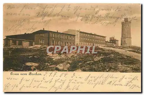 Cartes postales Gruss vom Brocken