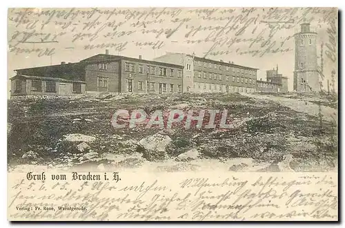 Cartes postales Gruk vom Brocken