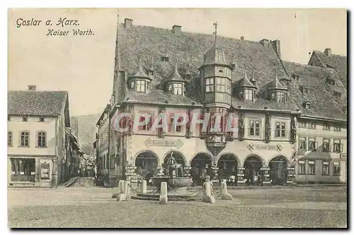 Cartes postales Goslar a Harz Kaiser Worth