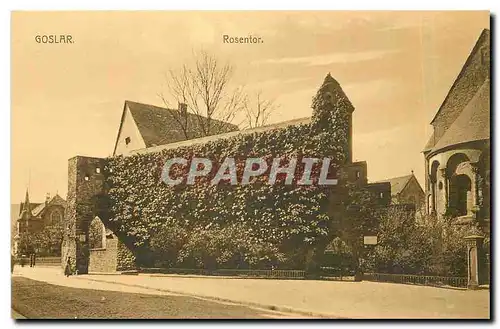 Ansichtskarte AK Goslar Rosentor