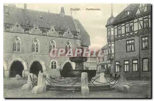 Cartes postales Goslar Marktbecken