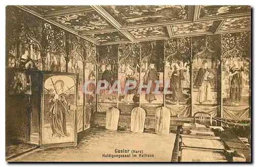 Cartes postales Goslar Harz Huldigungsaaal im Rathaus