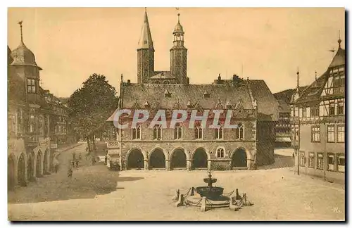 Cartes postales Goslar a Harz Marktplatz mit Kaiser Worth Rathaus u Marktkirche