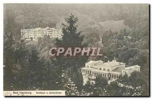 Ansichtskarte AK Bad Harzburg Kurhaus u Aktienhotel