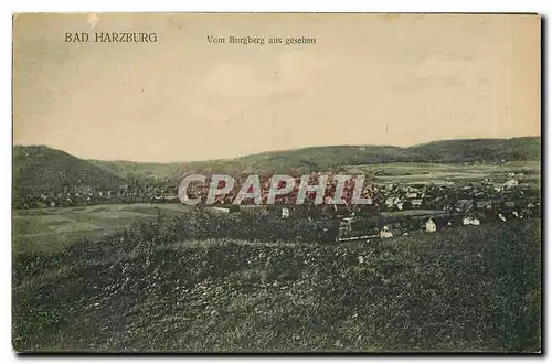 Cartes postales Bad Harzburg Vom Burgberg aus gesehen