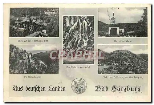Cartes postales Dus Deutfchen Landen Bad Harzburg