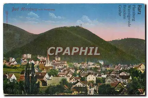 Cartes postales Bad Harzburg mit Burgberg