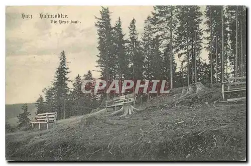 Cartes postales Harz Hahnenklee Die Bexenbank