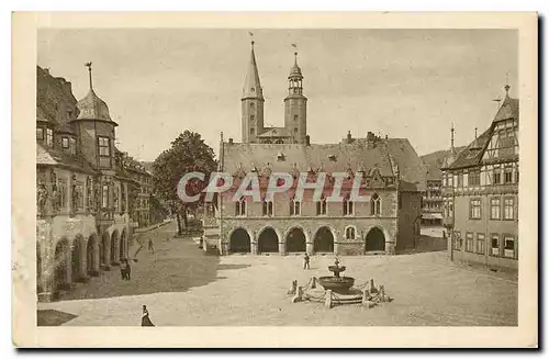 Cartes postales Goslar Marktplatz mit Rathaus