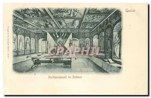 Cartes postales Goslar Huldigungssaal im Rathaus