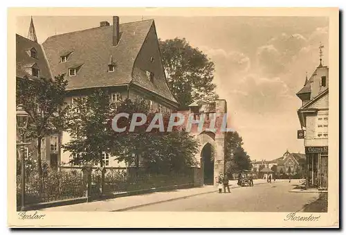 Ansichtskarte AK Goslar Rosentor