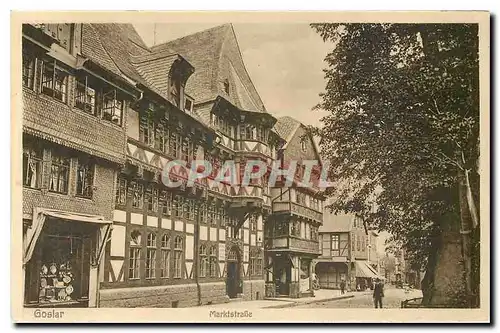 Cartes postales Goslar Marktstrasse