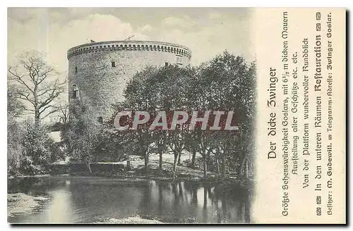 Cartes postales Grozte Sehenswurdigkeit Goslars Der Dicke Zwinger