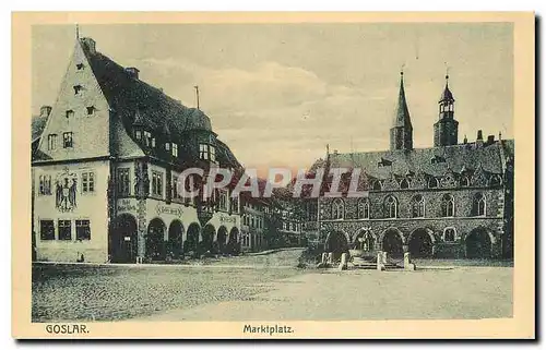Cartes postales Goslar Marktplatz