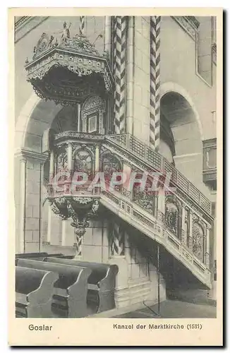 Cartes postales Goslar Kanzel der Marktkirche