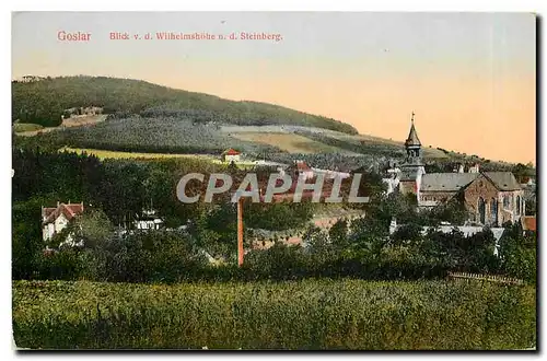 Cartes postales Goslar Blick Wilhelmshohe Steinberg