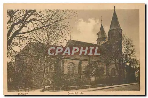 Ansichtskarte AK Goslar Jakobi Kirche