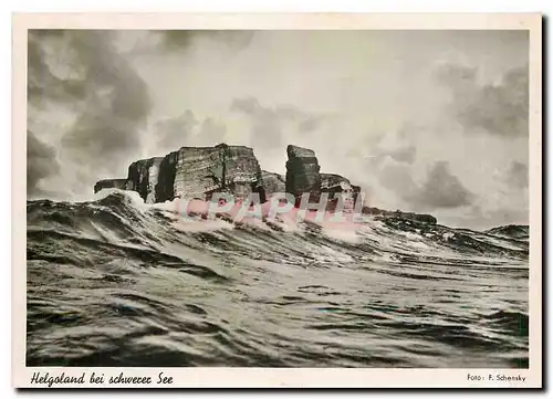 Cartes postales moderne Spende zum Wiederaufbau der Insel Helgoland