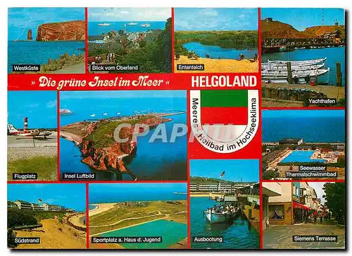 Cartes postales moderne Die grune Insel im Meer Helgoland