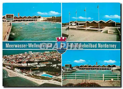 Cartes postales moderne Meerwasser Wellenfreibad Nordseeheilbad Norderney