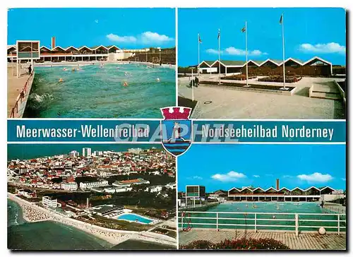 Moderne Karte Meerwasser Wellenfreibad Nordseeheilbad Norderney